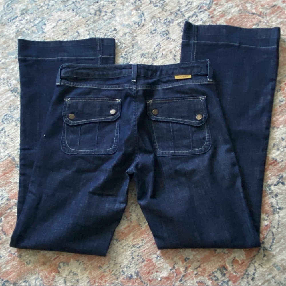 Lofi Denim Jeans Bootcut Flare Dark Wash Anthropologie Dna Bells View 2